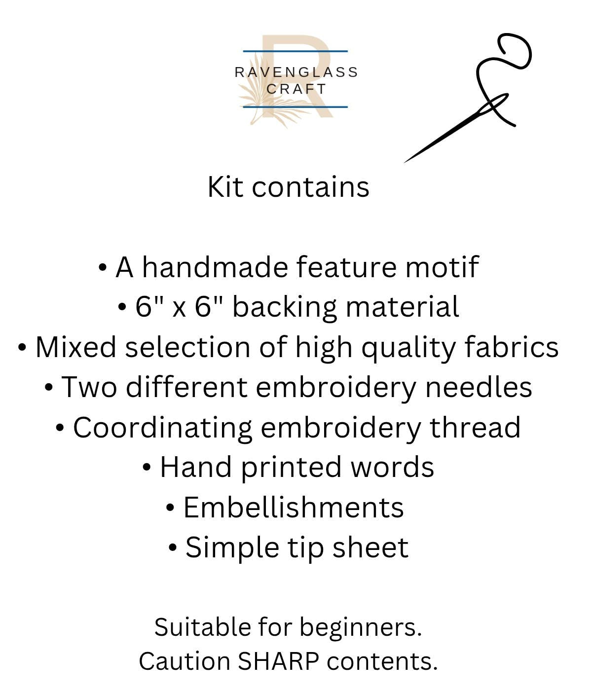 Robin Slow Stitch craft kit