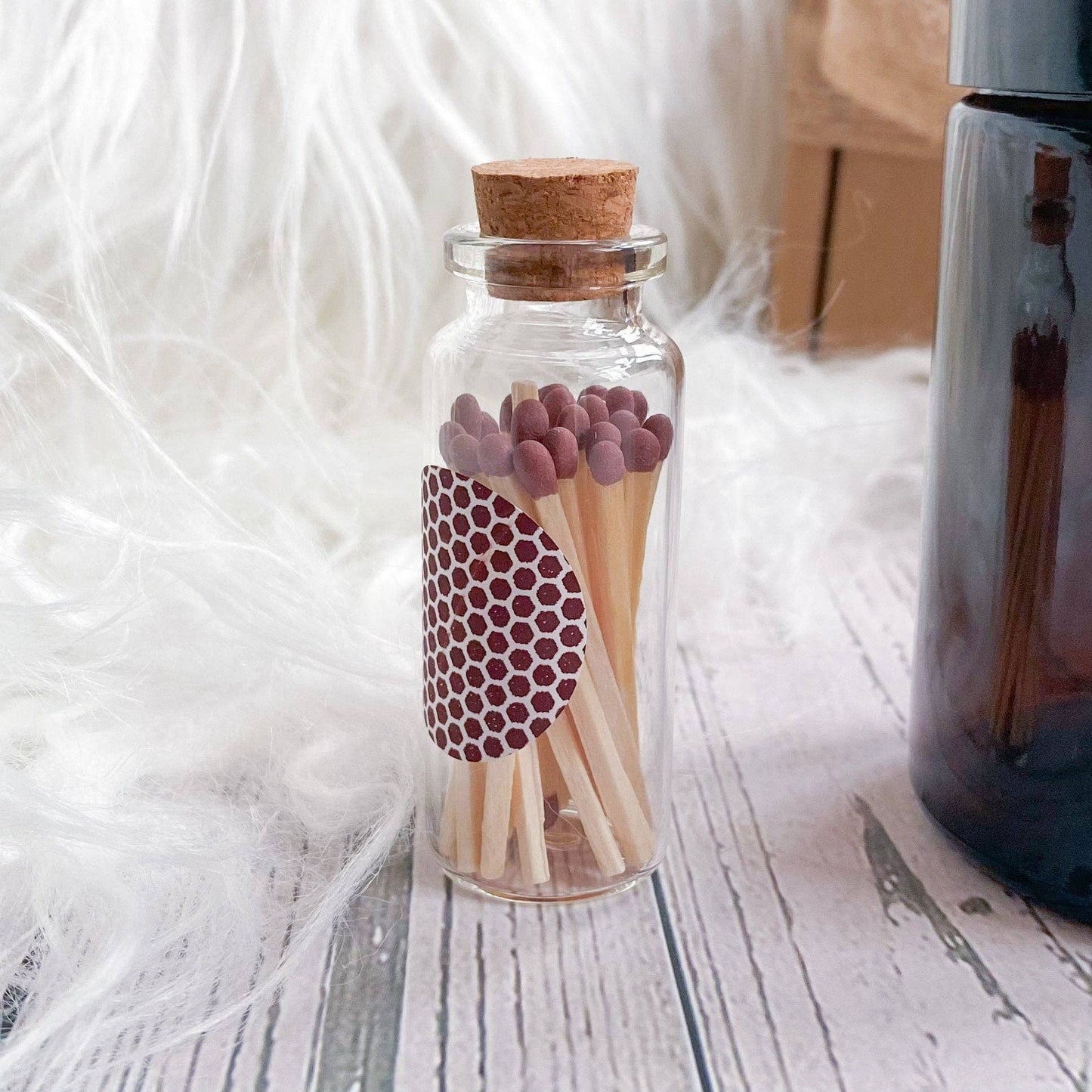My favourite child gave me this candle Gift for mum Mothers: White with wooden lid / Fig & Lotus