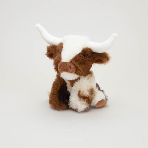 Mini Texas Longhorn Brown Cream Coo Highland Cow Pop up box