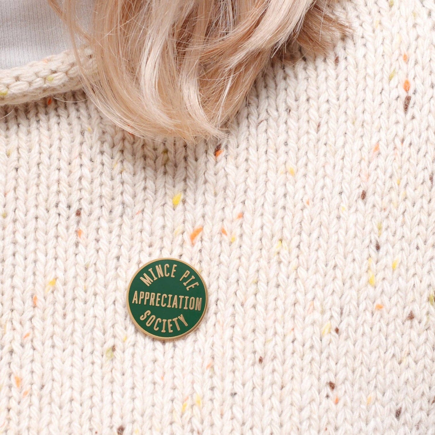 Mince Pie Appreciation Society - Enamel Pin