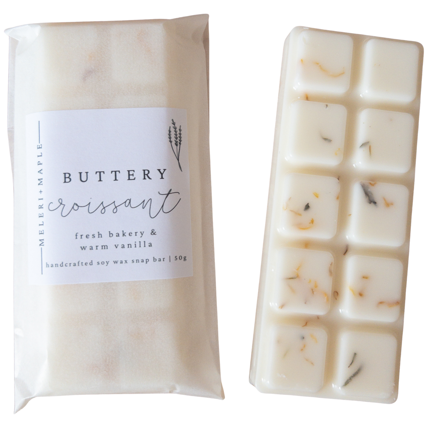 Buttery Croissant Scented Snap Bar Wax Melt
