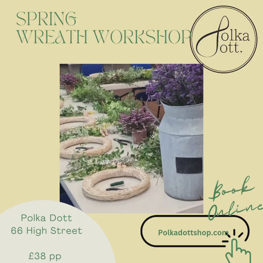 Wreath Making Workshop Sunday 06.04.25 3-5 *DEPOSIT ONLY*