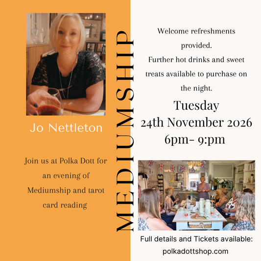 Mediumship Evening with Jo Nettleton Tuesday 24.11.26 6pm- 9pm