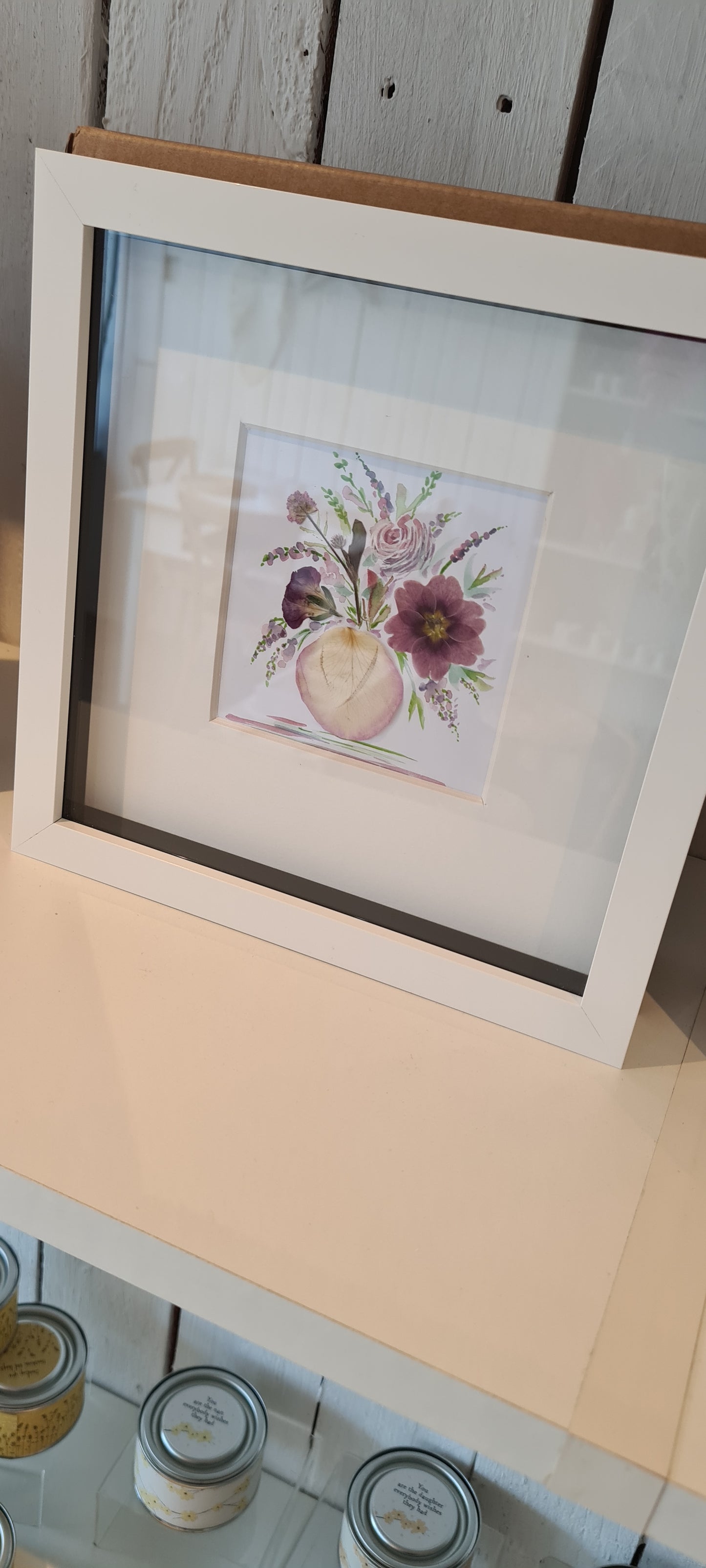 Watercolour bespoke framed print - Petals and Paint