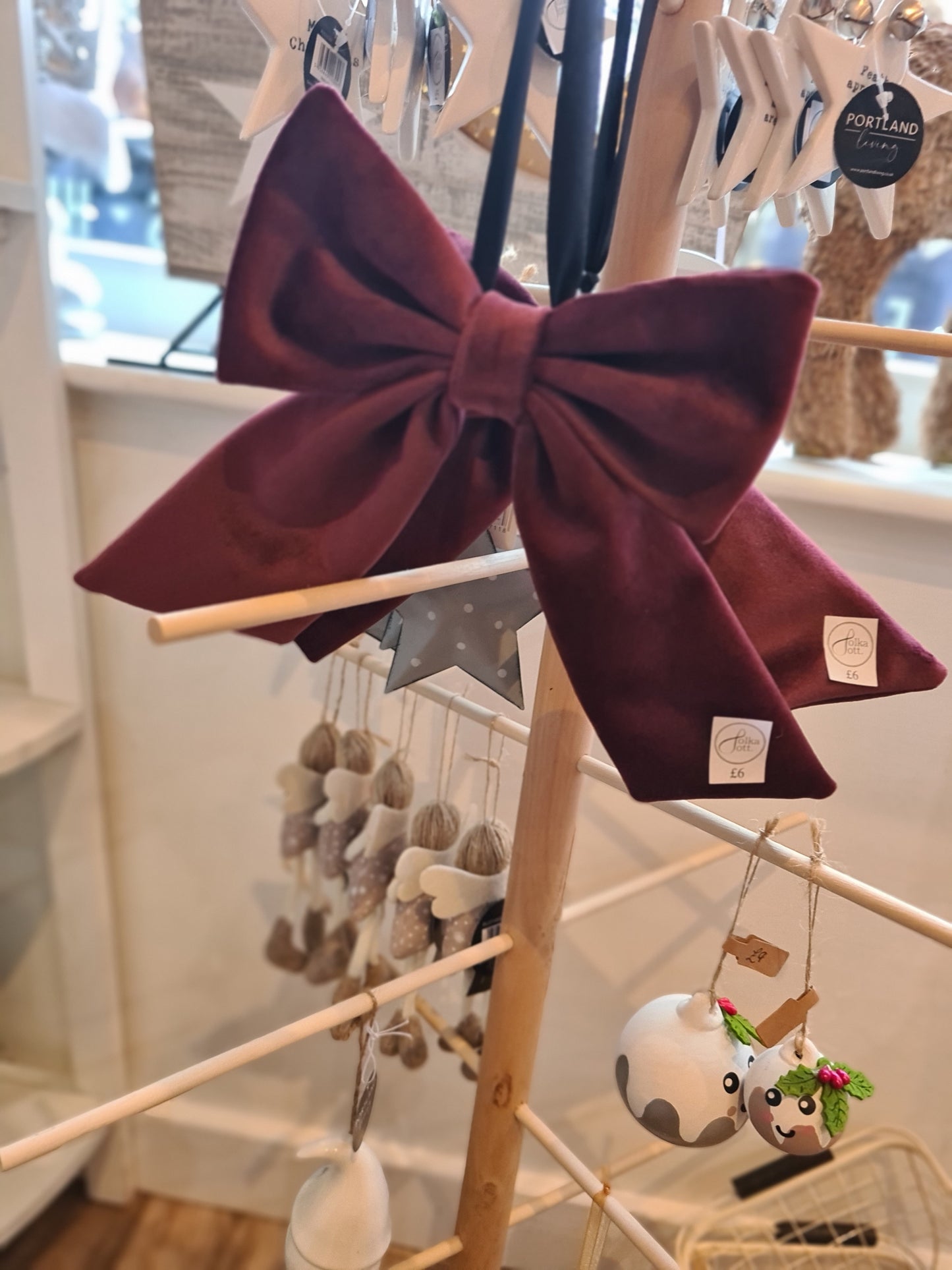 Small Handmade Velvet Bow