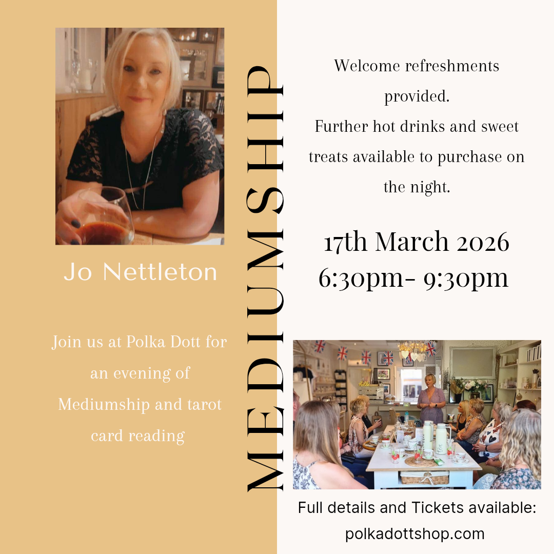 Mediumship Evening with Jo Nettleton 17.03.26 6:30pm- 9:30pm