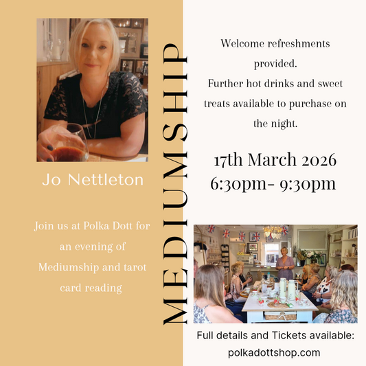 Mediumship Evening with Jo Nettleton 17.03.26 6:30pm- 9:30pm