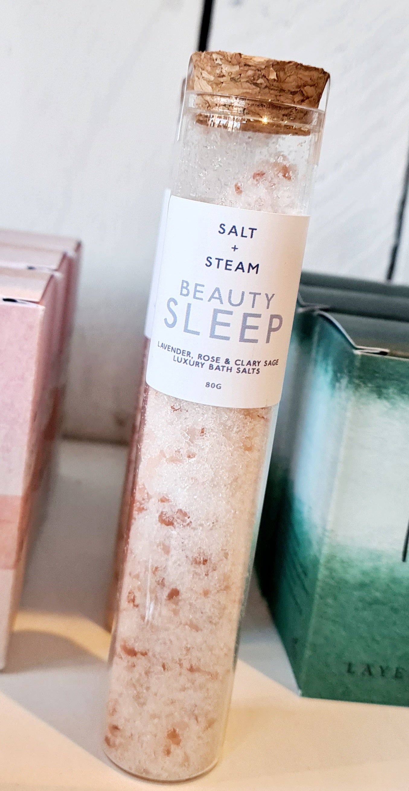 Beauty Sleep - Lavender & Rose Bath Salts - Test Tube