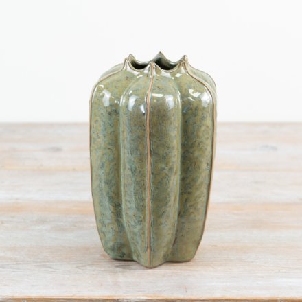 Green Seeded Pod Vase, 16cm or 23cm