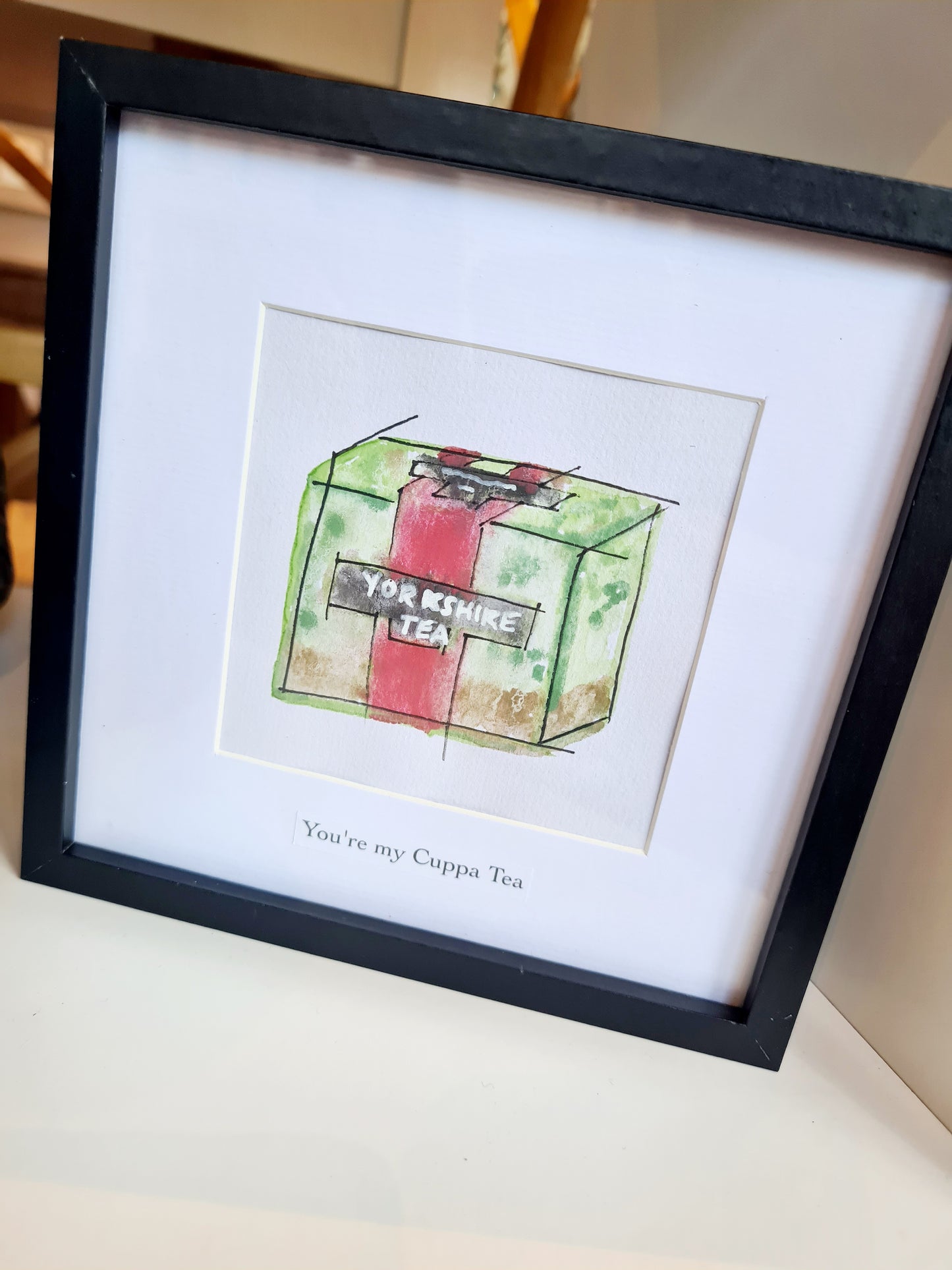 You're my Cuppa Tea Print - watercolour