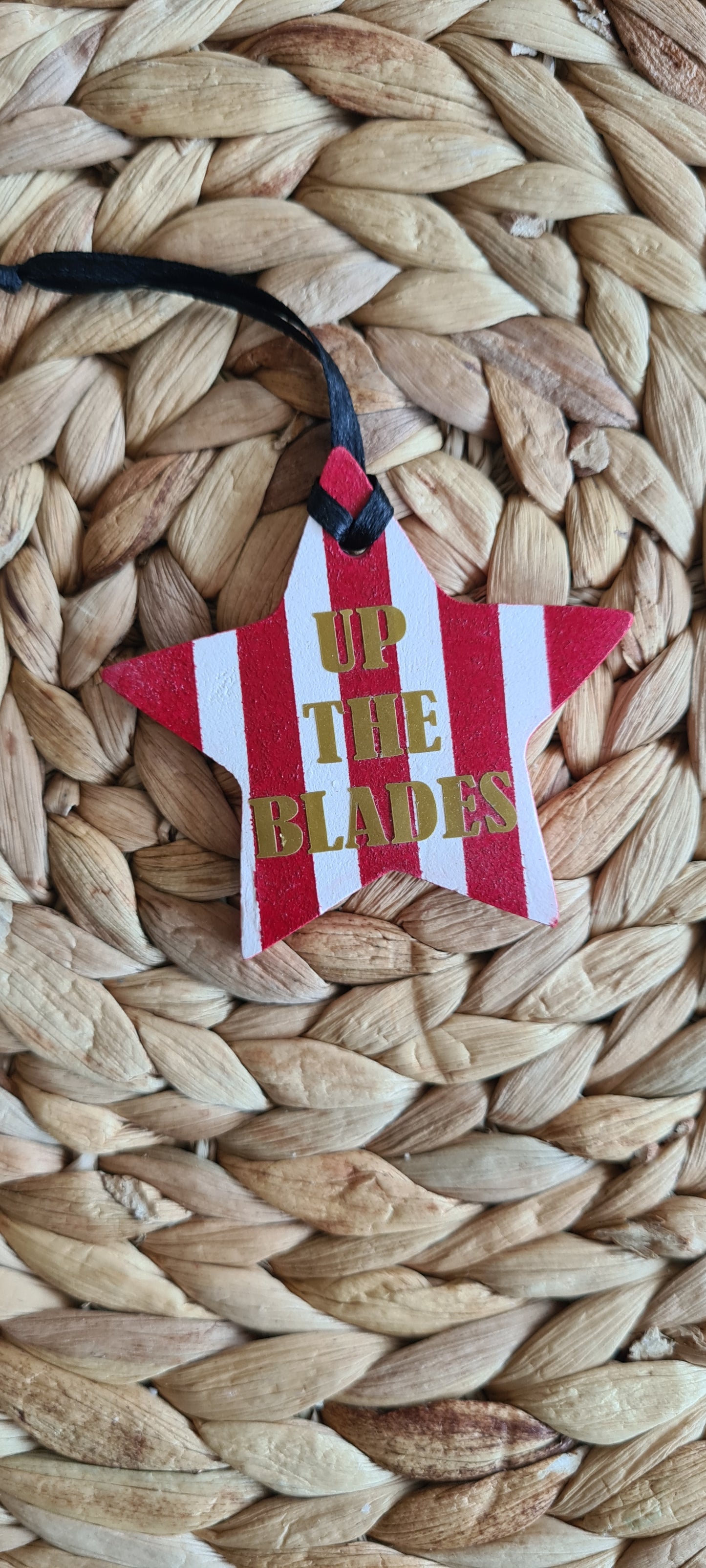 'Up the blades' Hanging Decoration Small