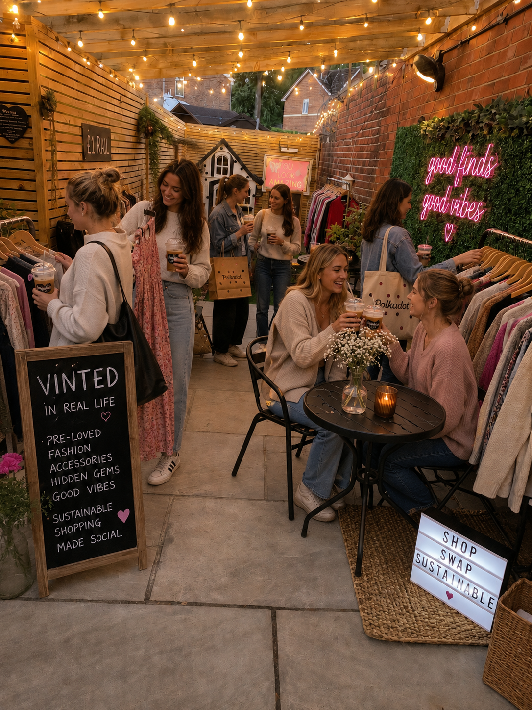 Pre Loved Clothing Sale - Polka Dott Garden