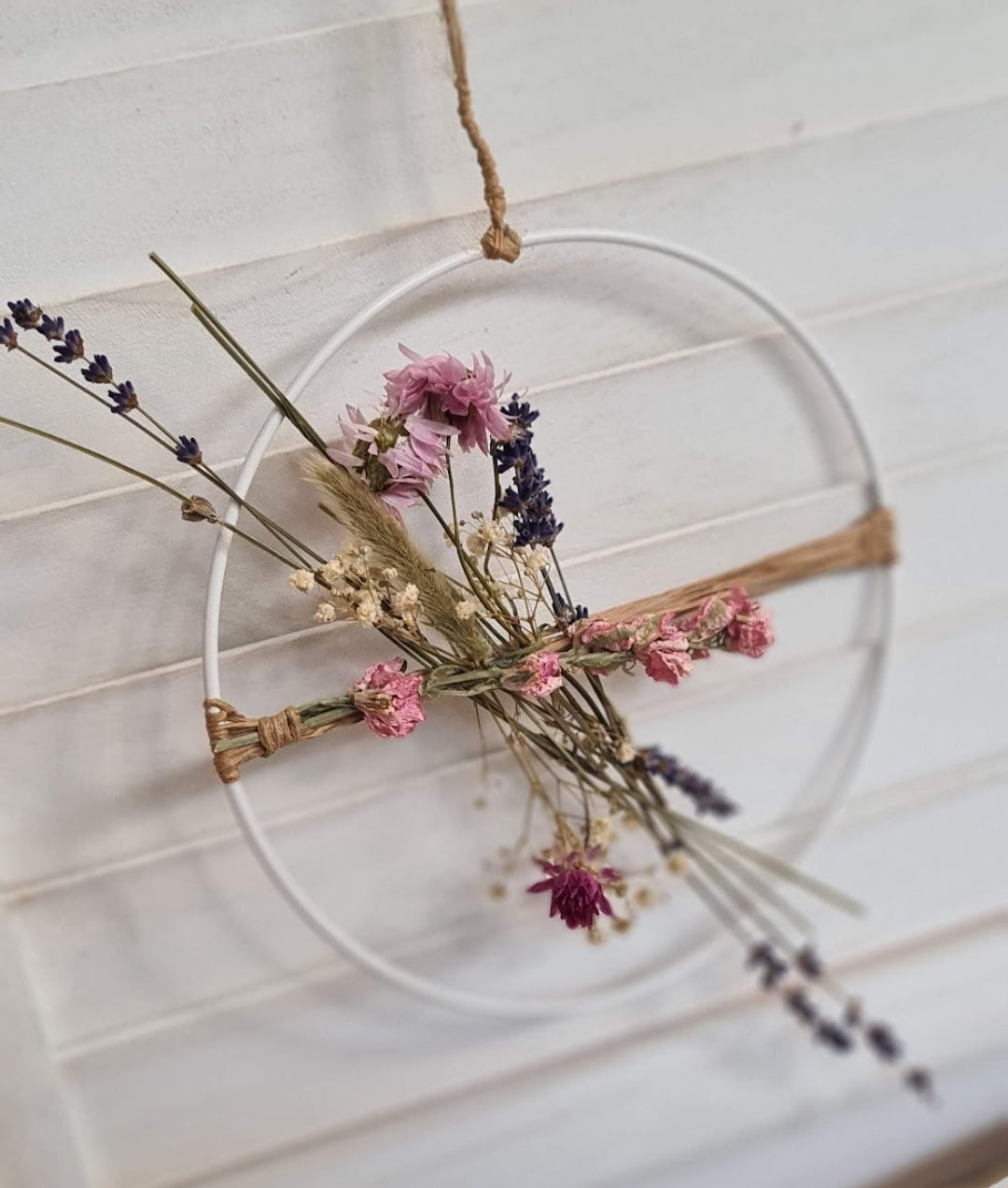 Dried Flower Hoop Workshop Tuesday 25th March 2025 4:15-6:15