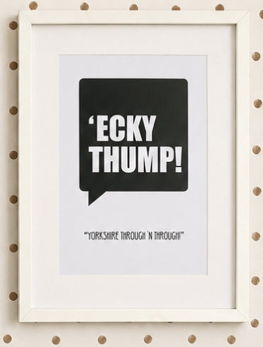 Yorkshire Quote Framed Prints By Hilda & Dolly