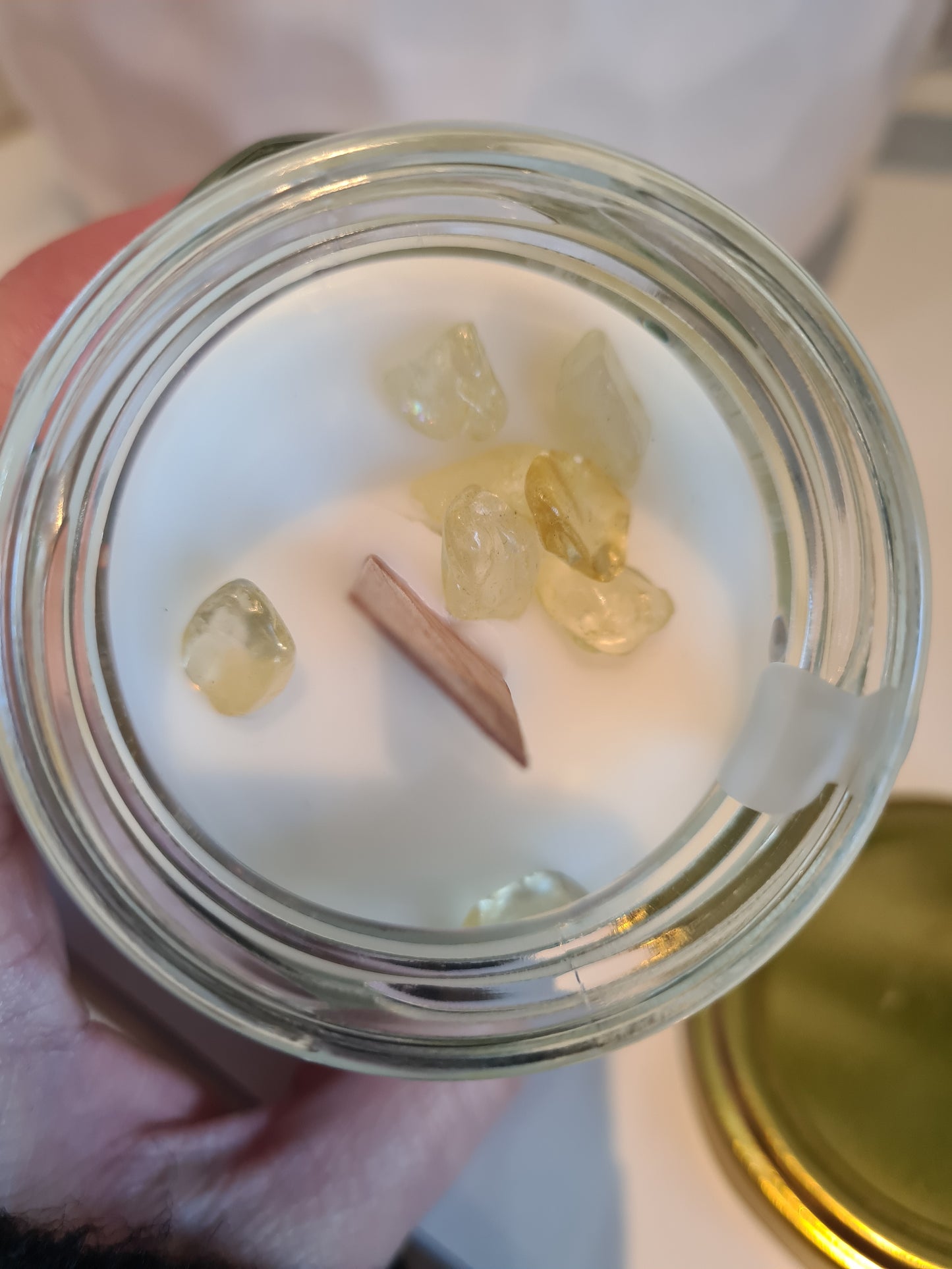 Crystal Candle CITRINE