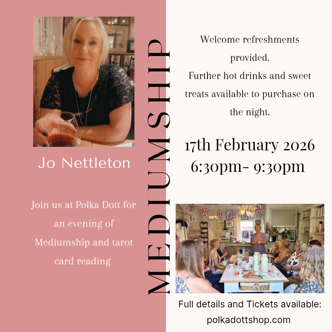 Mediumship Evening with Jo Nettleton 17.02.26 6:30pm- 9:30pm