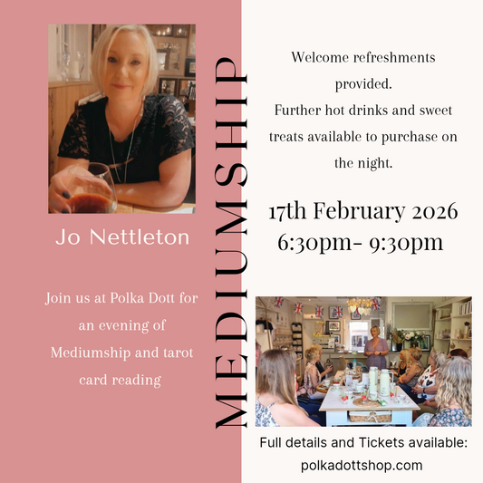 Mediumship Evening with Jo Nettleton 17.02.26 6:30pm- 9:30pm