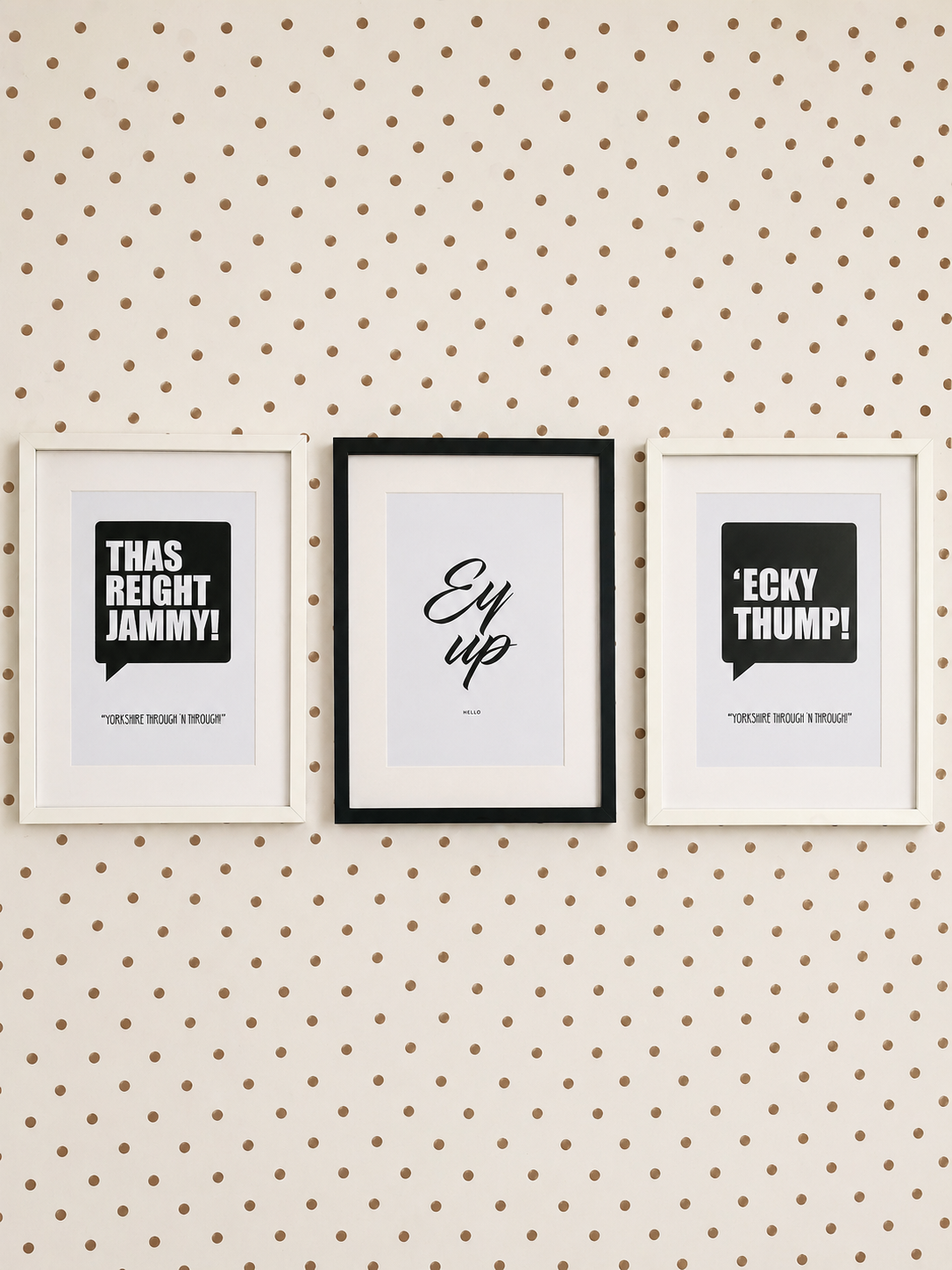 Yorkshire Quote Framed Prints By Hilda & Dolly