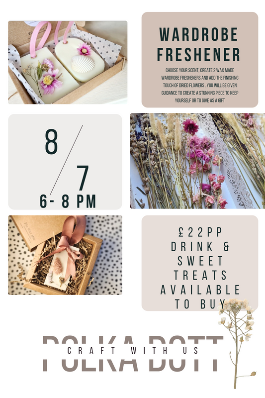 Workshop: Create Your Own Scented Wax Wardrobe Hanger