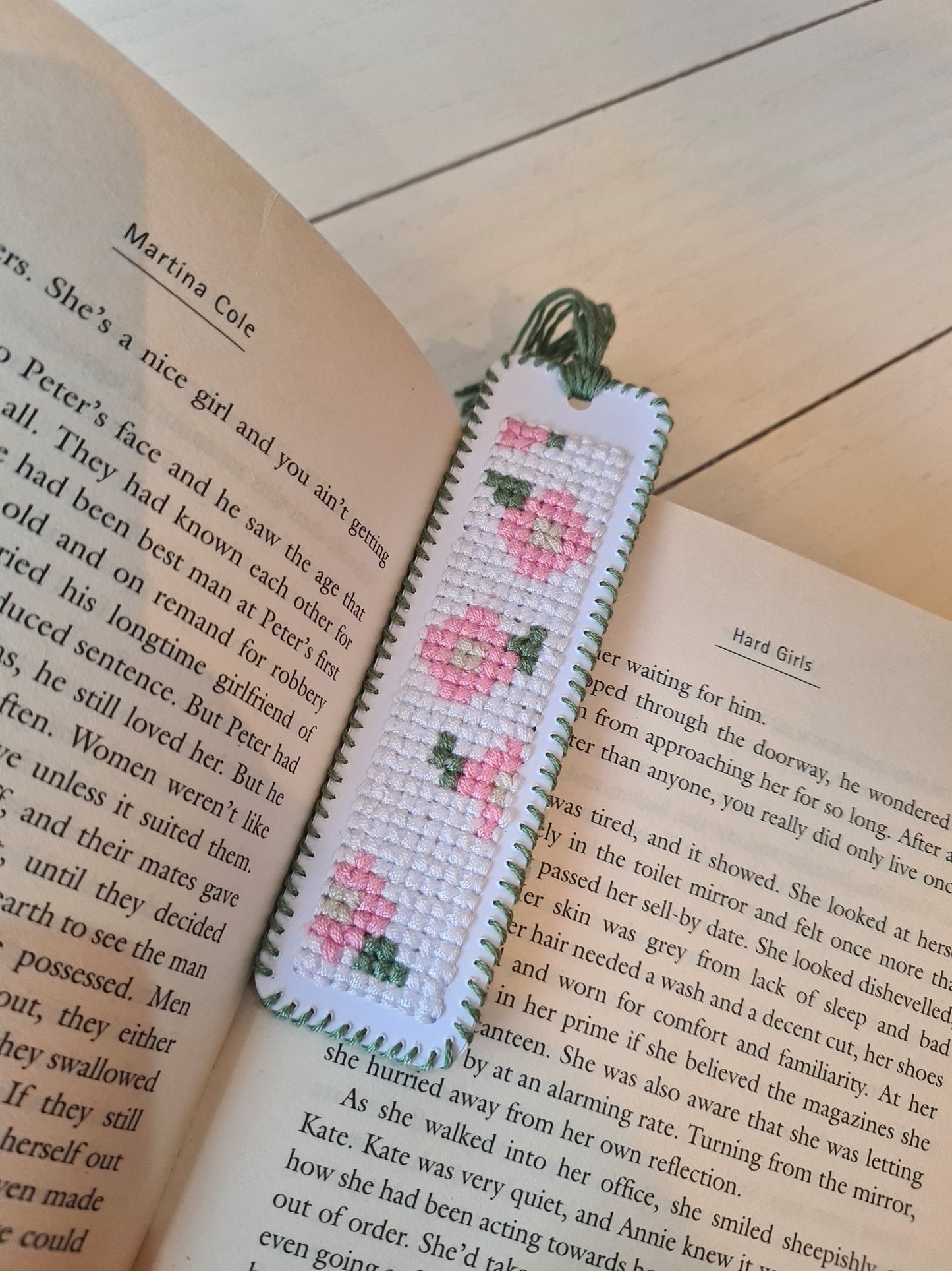 Galentine’s Cross-stitch Bookmark workshop