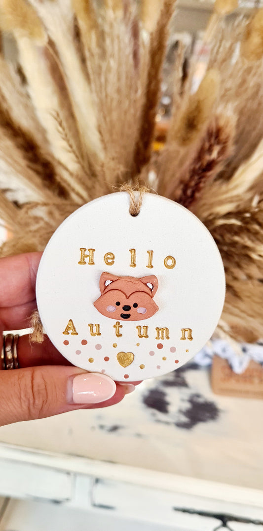 Hello Autumn Decoration