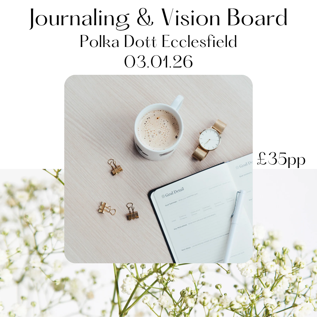 Journaling & Vision Board Workshop Saturday 3rd January 2026 12pm - 2pm 🩷Including Free Journal🩷