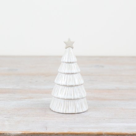 Natural Glaze Christmas Tree 13cm