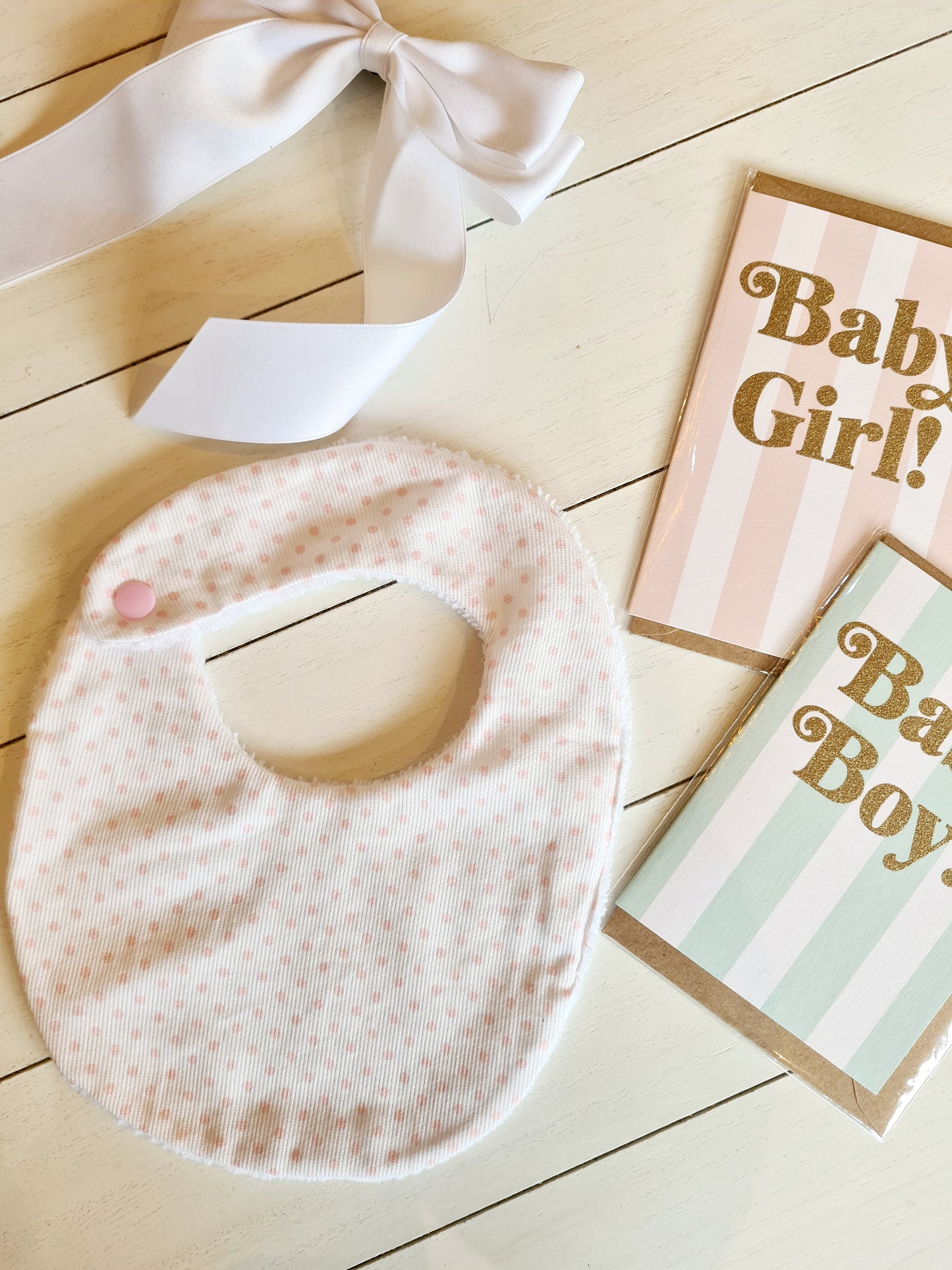 Handmade French Bamboo and Cotton Bibs