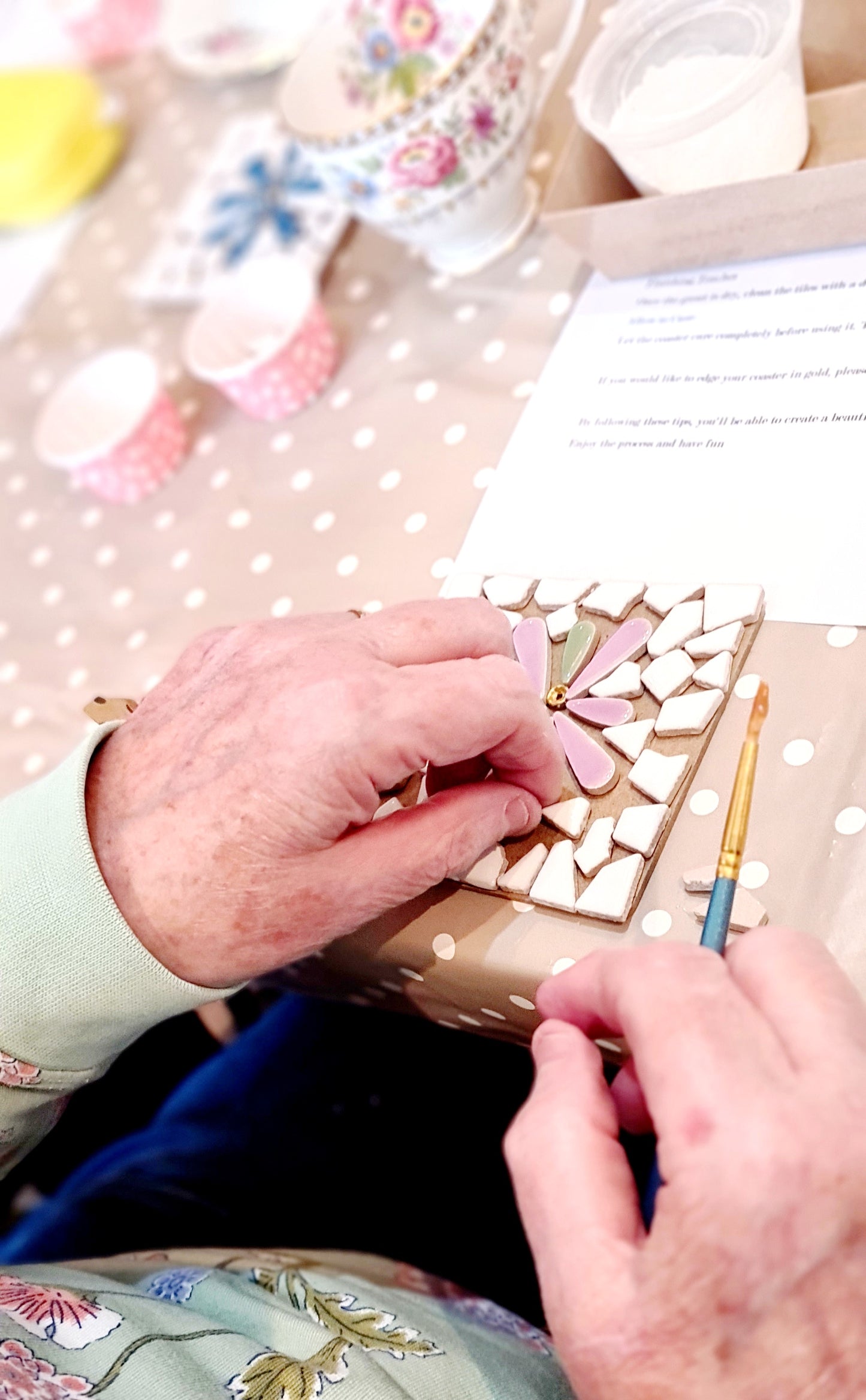 Mosaic Coaster Workshop Saturday 29th March 2025