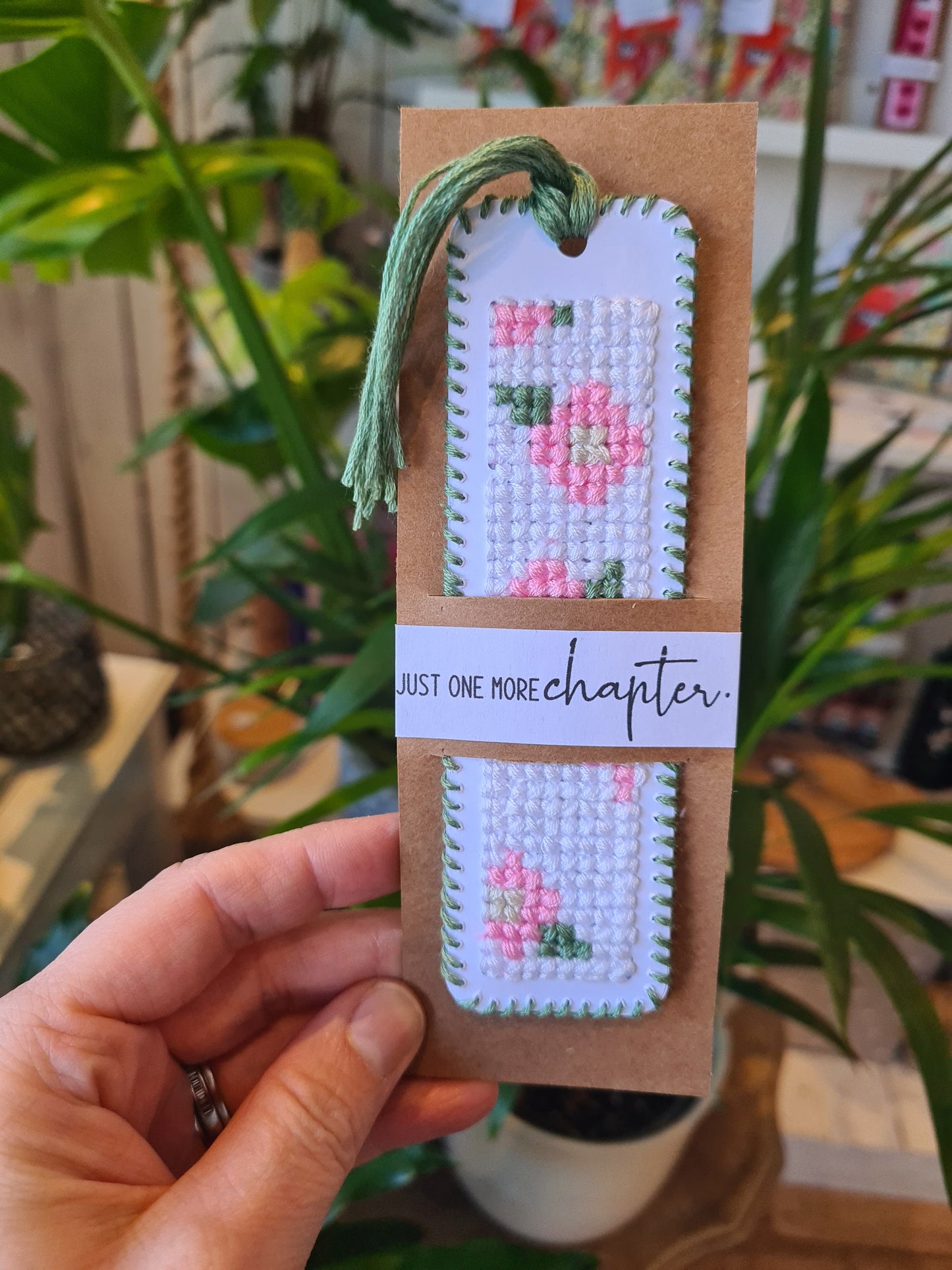 Cross Stitch Bookmark - Handmade