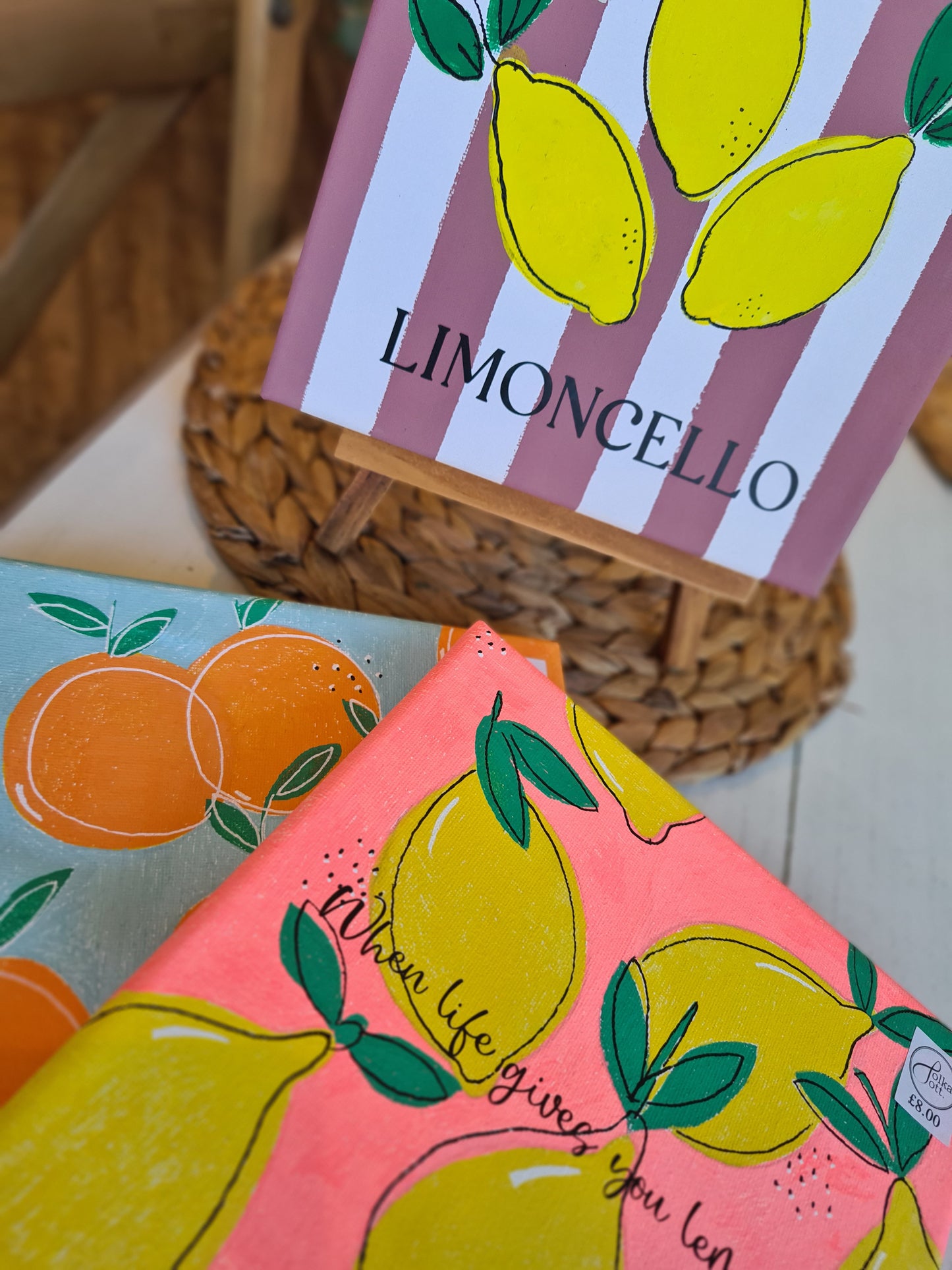 Paint & Sip Mediterranean Inspired Evening 19th June 6pm - 8pm with option to add Graze Box