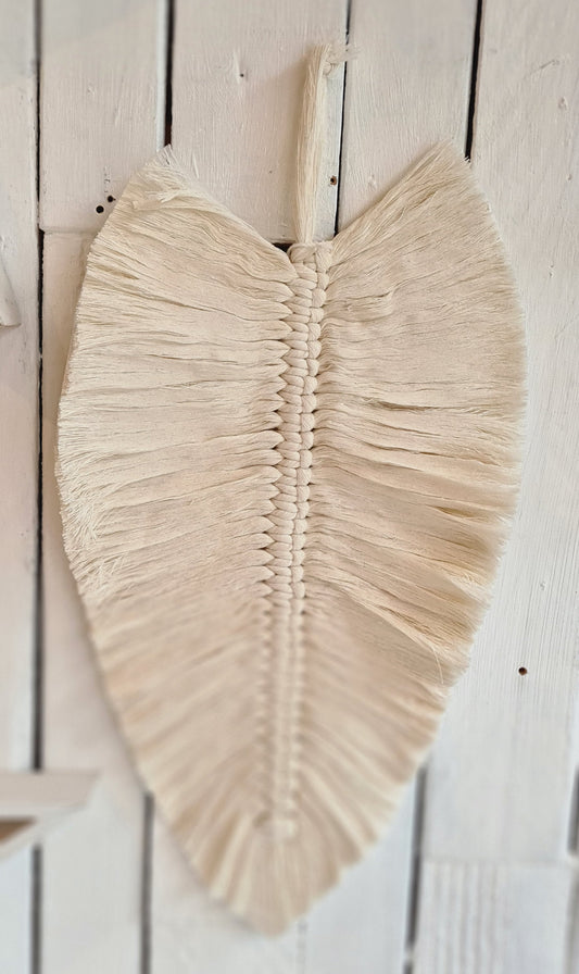 Macrame Feather Wall Hanging