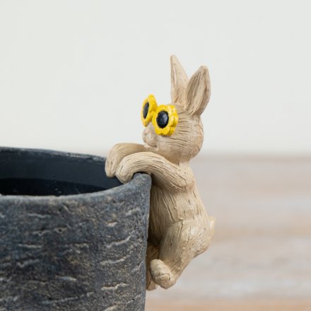 Resin Rabbit Pot Hanger, 10cm