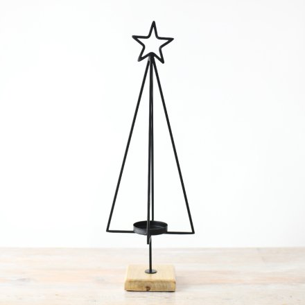 Large Star Tree Candle Holder, 54cm