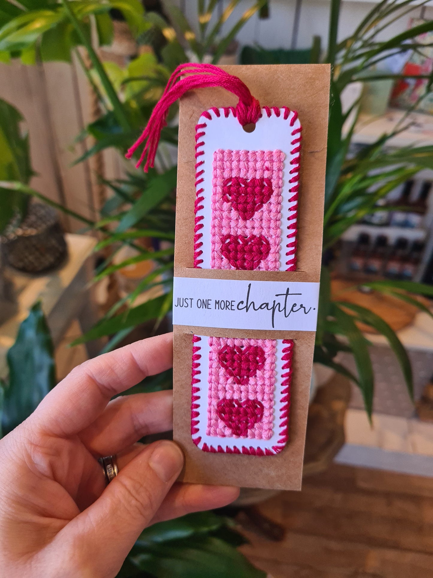 Cross Stitch Bookmark - Handmade