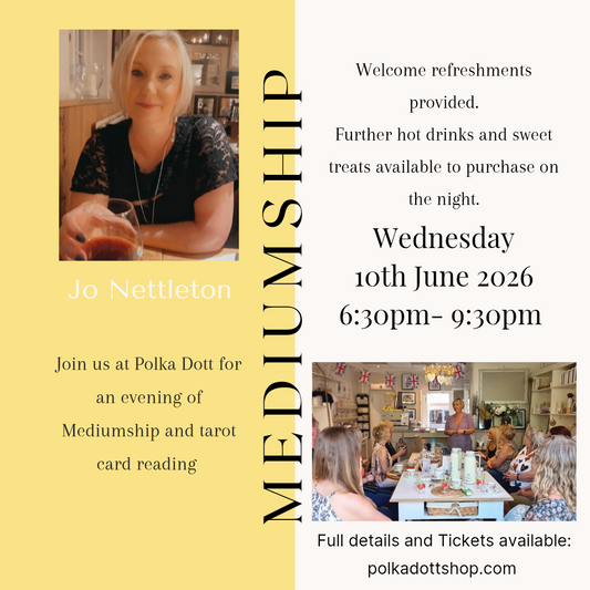 Mediumship Evening with Jo Nettleton Wednesday 10.06.26 6:30pm- 9:30pm