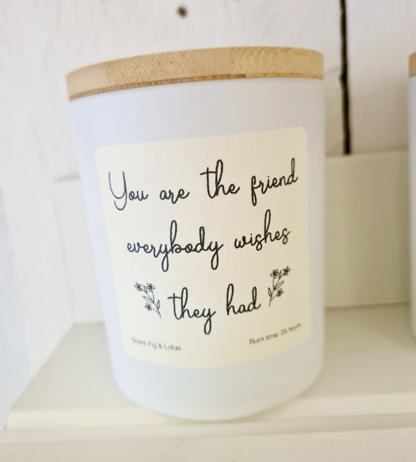 Fig and Lotus Friendship Candle