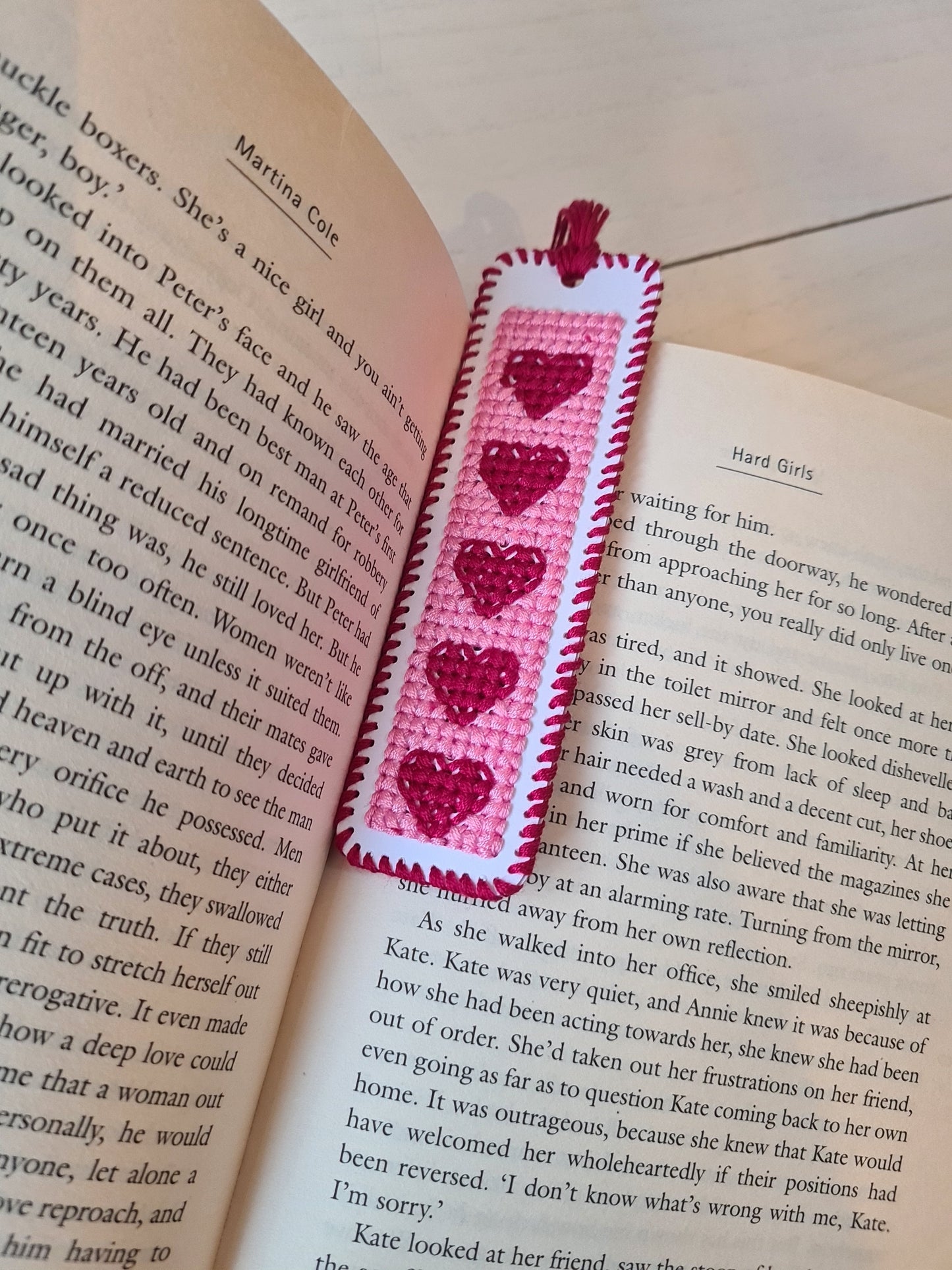 Galentine’s Cross-stitch Bookmark workshop