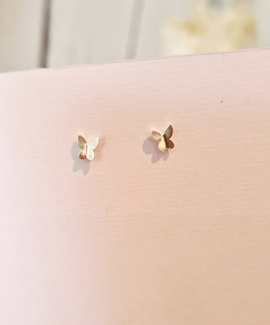 Butterfly 925 Sterling Silver Ear Studs